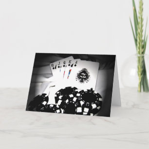 Royal Flush Card Karte