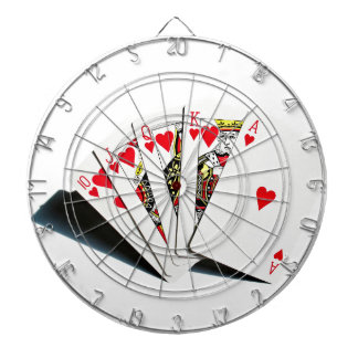 Royal Flush Hearts Dartscheibe