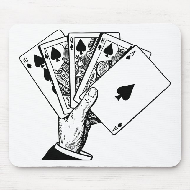 Royal Flush Mousepad (Vorne)