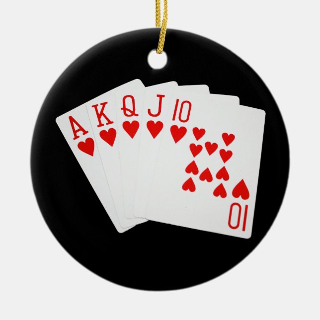 Royal Flush Ornament (Vorne)