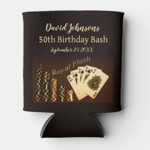 Royal Flush Poker Party Favor Can-Kühler Dosenkühler