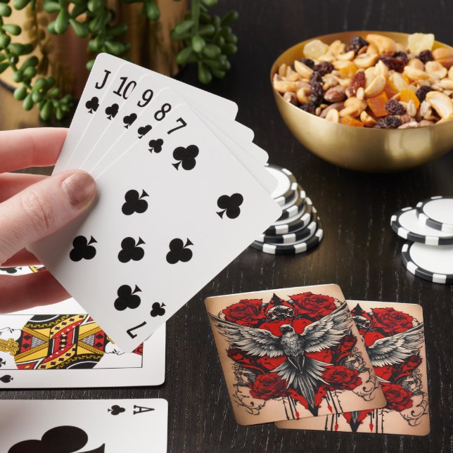 Royal Flush Style (Karten spielen) Spielkarten (In Situ)