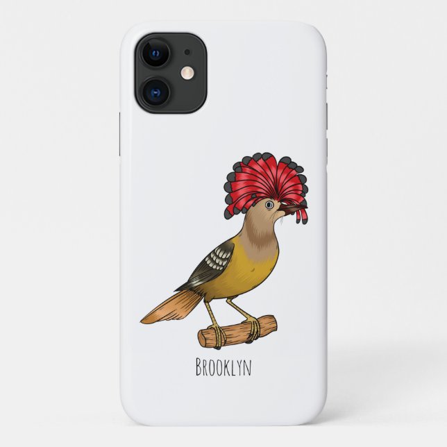 Royal Flycatcher Cartoon Illustration Case-Mate iPhone Hülle (Rückseite)