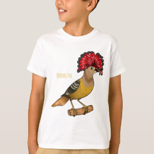 Royal Flycatcher Cartoon Illustration T-Shirt