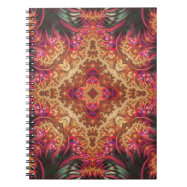 Royal Fractal | Notizbuch Notizblock (Vorderseite)