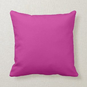 Royal Fuchsia Hübsches monochromes Tosskissen Kissen