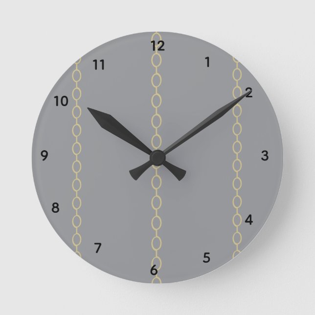 Royal Fusion  Runde Wanduhr (Vorderseite)