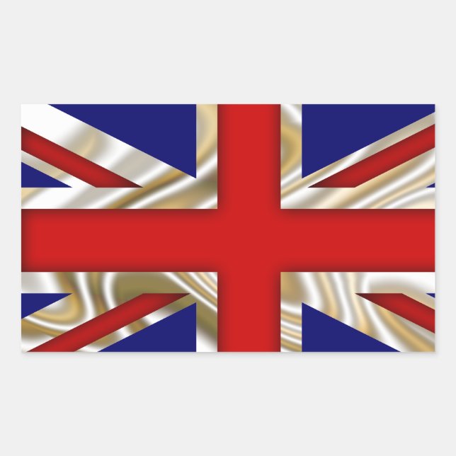 Royal Gewerkschaft Flag - Großbritannien Rechteckiger Aufkleber (Vorderseite)