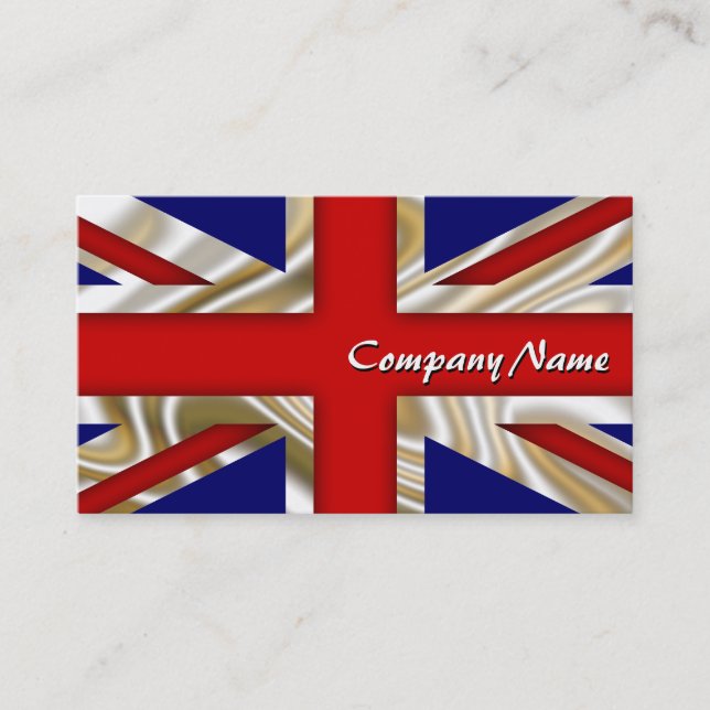 Royal Gewerkschaft Flag - Großbritannien Visitenkarte (Vorderseite)