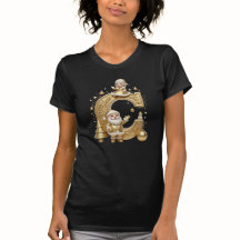 Royal Gold C Luxury Santa Women's T-Shirt