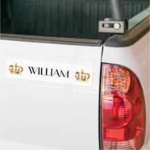 Royal Gold Crown Name White