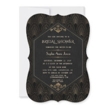 Royal Gold Great Gatsby Art Deco Brautparty