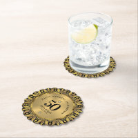 Royal Gold Ornamental Frame Wedding Jubiläum 2