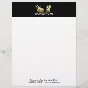 Royal Gold Wings Professional Modern Briefkopf