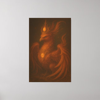 Royal Golden Phoenix – Elite Fine Art Collection Leinwanddruck
