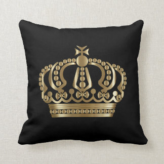 Royal. Goldene Krone für Royalty! Kissen