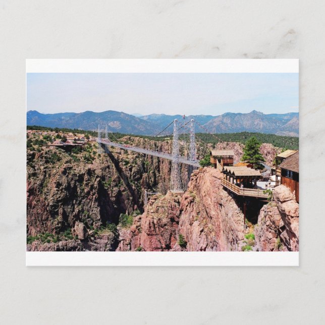 Royal Gorge Bridge, die höchste in den USA Postkarte (Vorderseite)