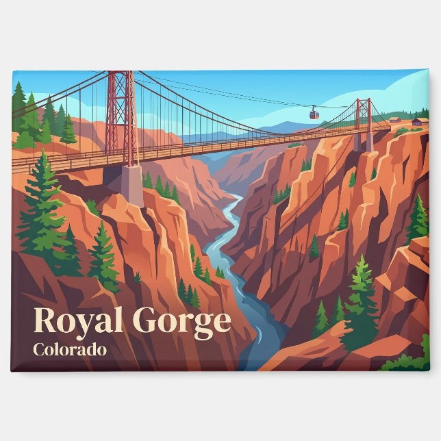 Royal Gorge Bridge & Park USA Magnet (Vorderseite)