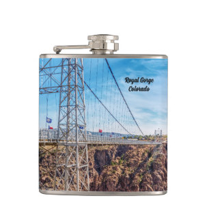 Royal Gorge Bridge Side View Flask Flachmann