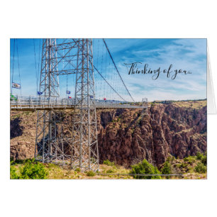 Royal Gorge Bridge Side View für Ihre Karte