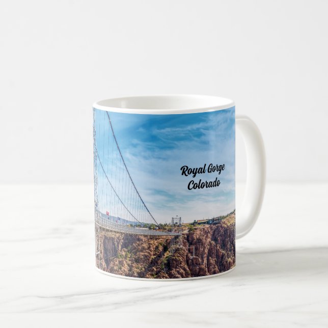 Royal Gorge Bridge Vue latérale Mug classique (Devant droit)