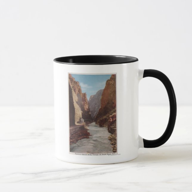 Royal Gorge, CO - Ansicht des Zuges, Fluss Tasse (Rechts)