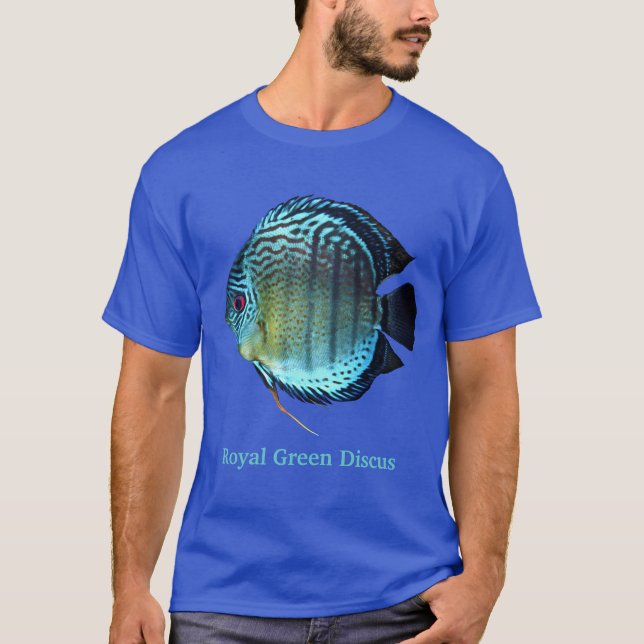 Royal Green Discus T-Shirt (Vorderseite)