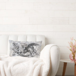 Royal Griffin Throw Pillow Lendenkissen