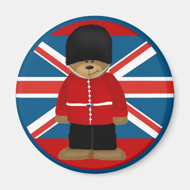Royal Guard Bear Magnet (Vorne)