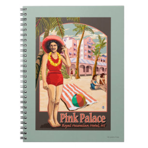 Royal Hawaiian Hotel in Hawaii Notizblock