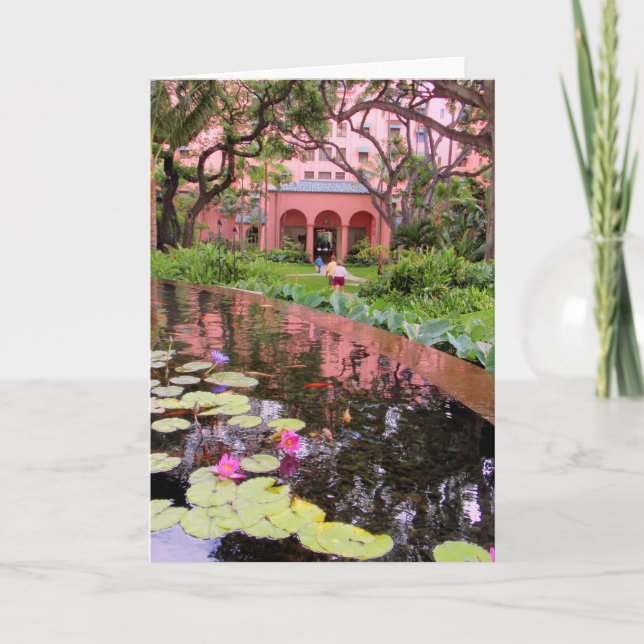 Royal Hawaiian Hotel Karte (Vorderseite)