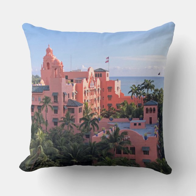 Royal Hawaiian Hotel Kissen (Vorderseite)