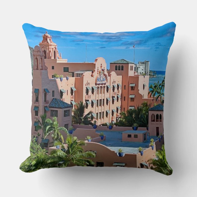 Royal Hawaiian Hotel Waikiki Kissen (Vorderseite)
