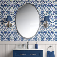 Royal Heirloom - Blau, Weiß - Traditioneller Stil