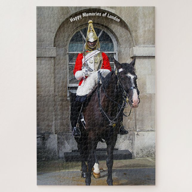Royal Horse Guard Londres. Jigsaw Puzzle (Vertical)