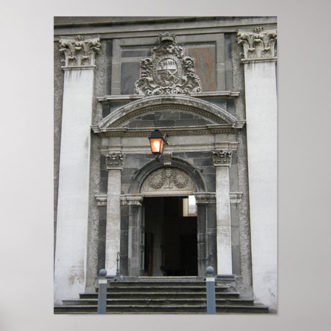 Royal Hospital Kilmainham, antike Türe Poster (Vorne)