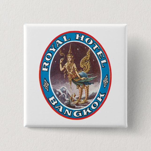 Royal Hotel Bagkok Button (Vorderseite)