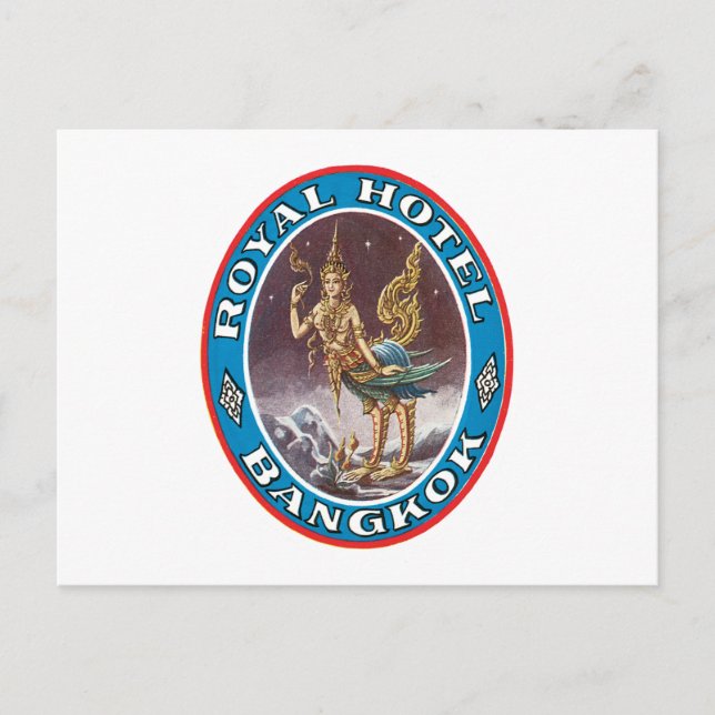 Royal Hotel Bagkok Postkarte (Vorderseite)