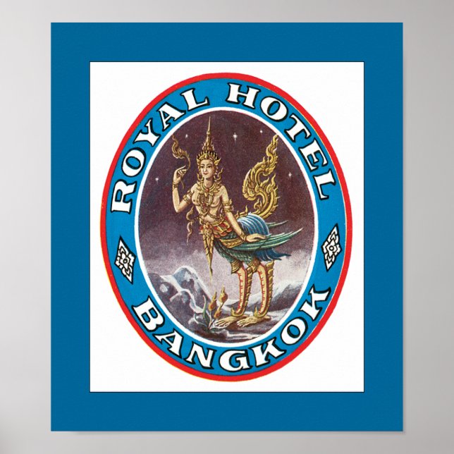 Royal Hotel Bangkok Poster (Vorne)