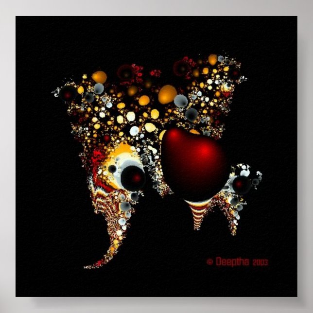 Royal Indian Elephant Poster (Vorne)