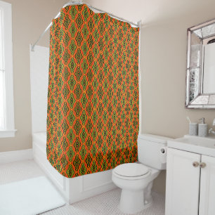 Royal Kente Designer Tribal Duschvorhang