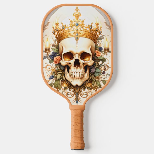 Royal King Skull Pickleball Paddle (Vorderseite)