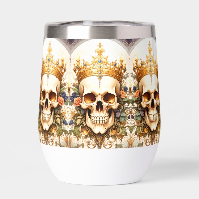 Royal King Skull Water Bottle (Rückseite)