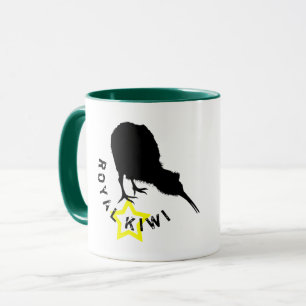 Royal Kiwi & Neuseeland Bird - Modedesign Tasse