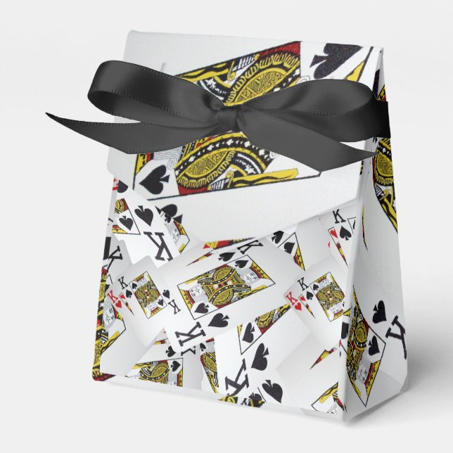 "Royal Layer: A Stack of Kings Poker Cards" Geschenkschachtel (Vorderseite)