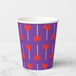 Royal Liebe Suckers Red Pappbecher