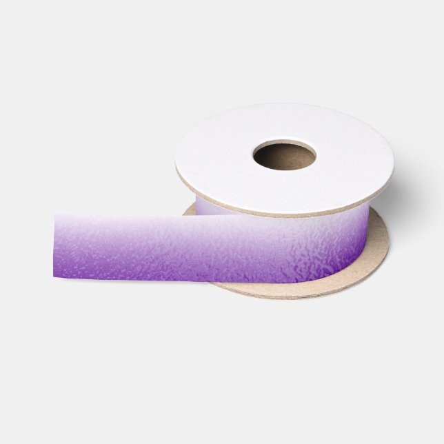 Royal Lila Imitate Foil Ombre Satinband (Spule)