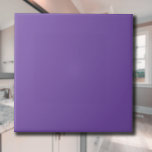 Royal Lila Solid Color | Klassisches Elegant Fliese<br><div class="desc">Royal Lila Solid Color | Classic | elegant | Trendy | Stilvoll | Geschenk</div>