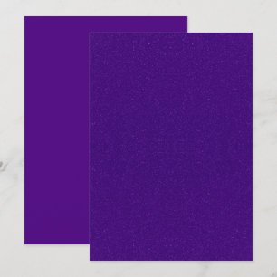 Royal Lila Sparkle Flat Save the Date Karte