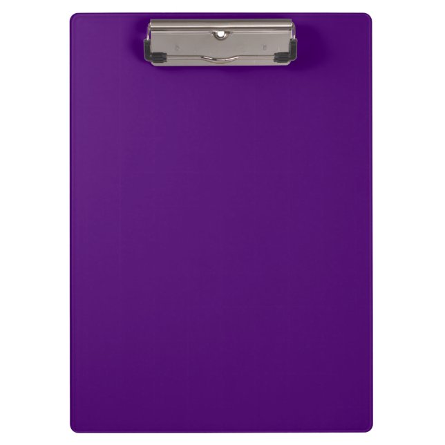 Royal lila (Vollfarbe)  Klemmbrett (Vorderseite)